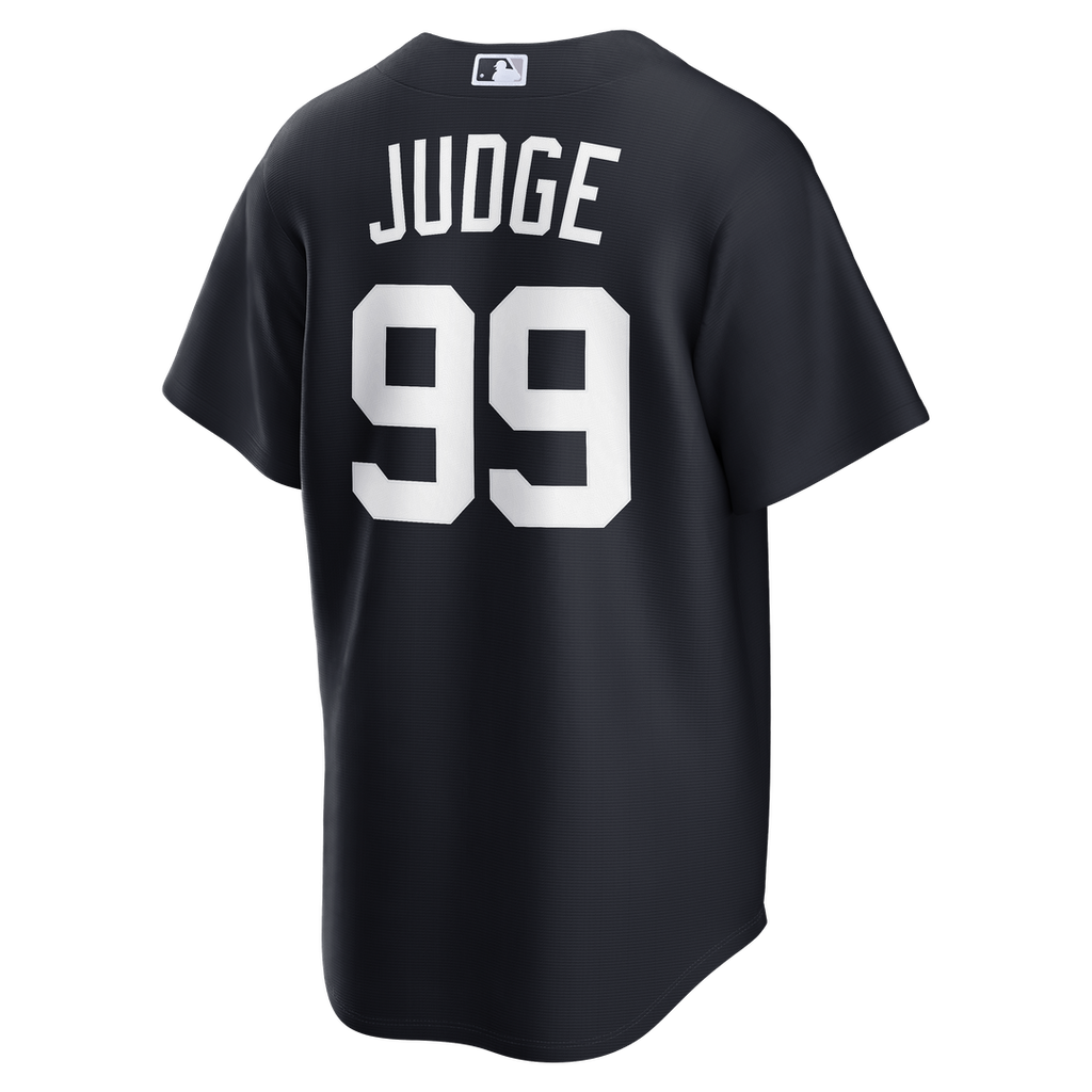 Men's New York Yankees Aaron Judge Navy Alternate Replica MLB Baseball Jersey - view 3