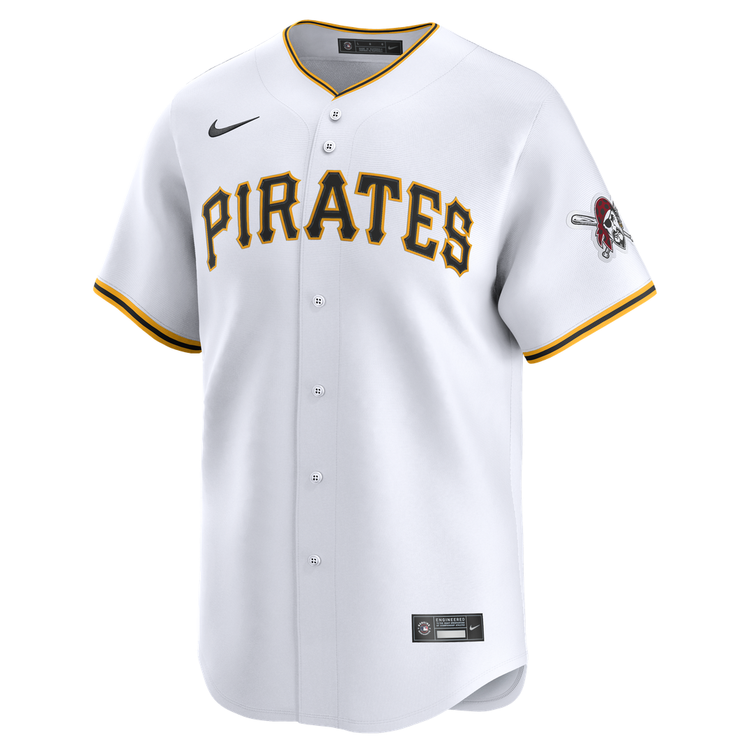 Men's Pittsburgh Pirates White Home Limited MLB Baseball Jersey - view 6
