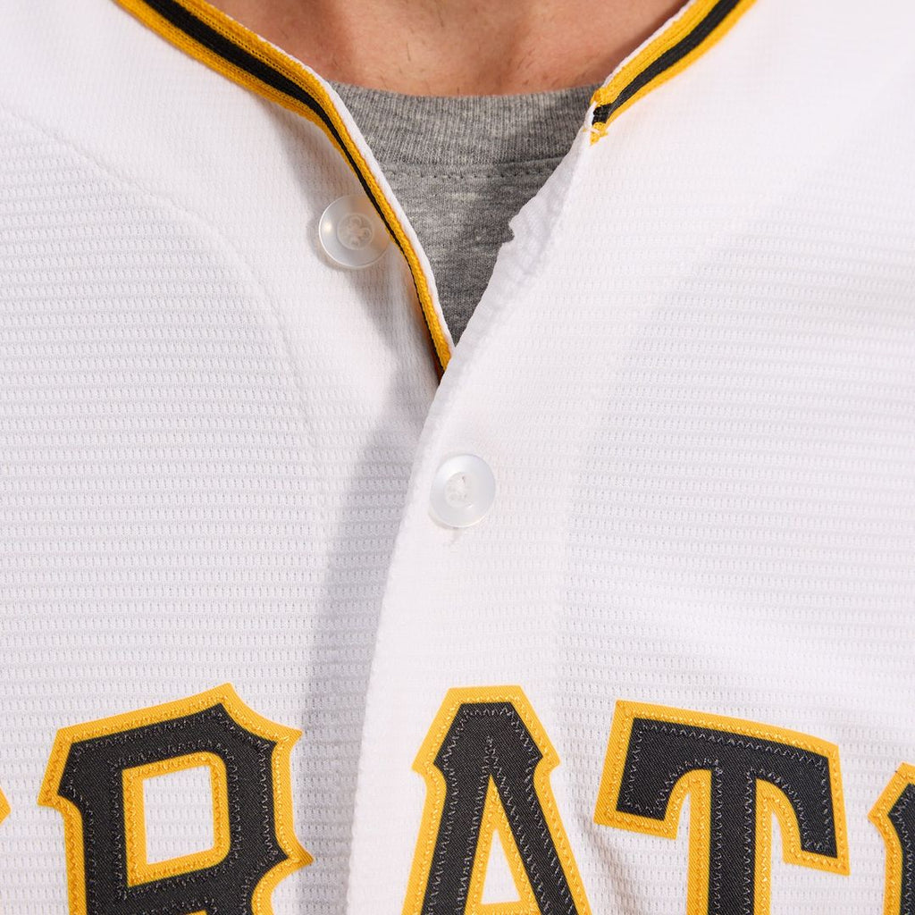 Men's Pittsburgh Pirates Paul Skenes White Home Replica MLB Baseball Jersey - view 13