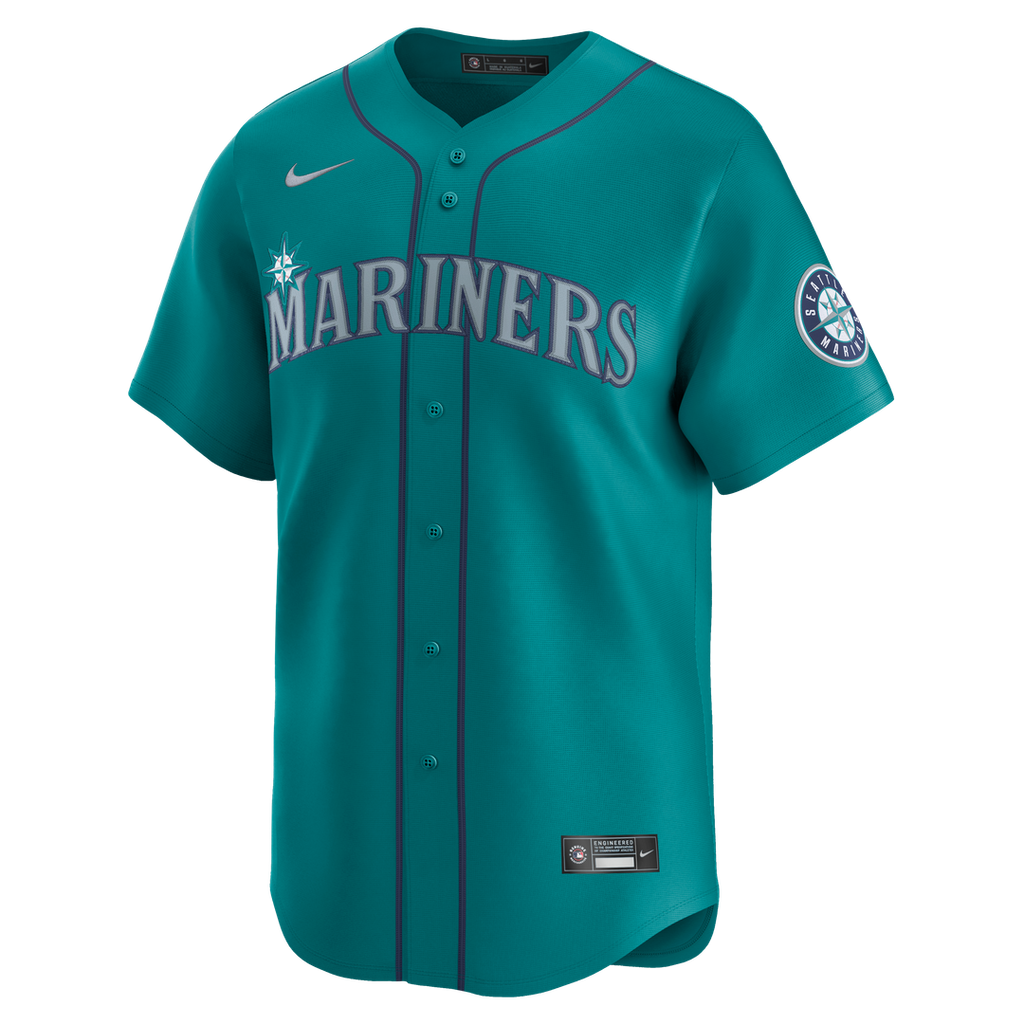 Men's Seattle Mariners Cal Raleigh Teal Alternate Limited MLB Baseball Jersey - view 21