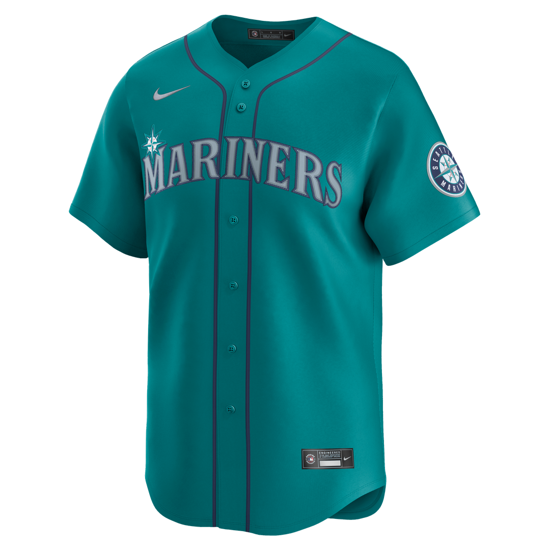 Men's Seattle Mariners Cal Raleigh Teal Alternate Limited MLB Baseball Jersey - view 21