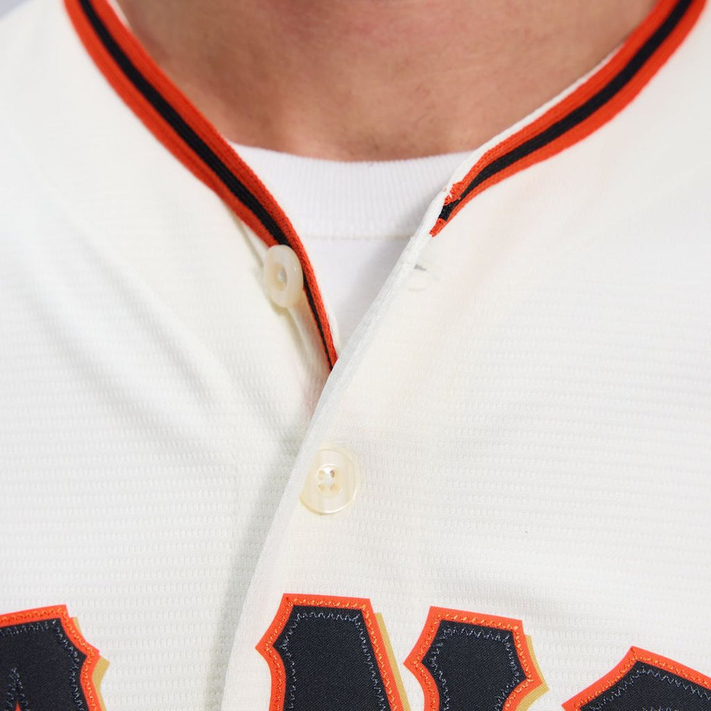 Men's San Francisco Giants Cream Home Replica MLB Baseball Jersey - view 10