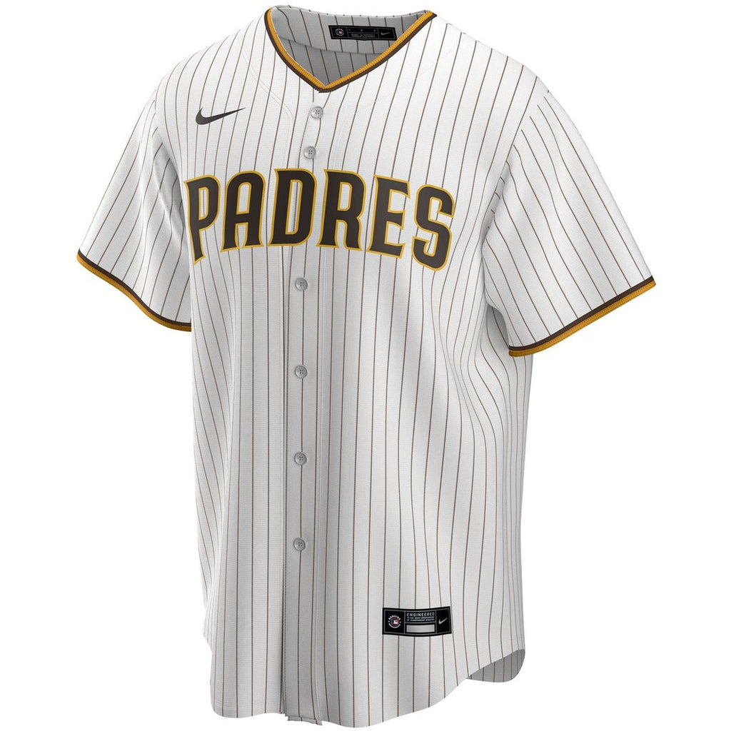 Men's San Diego Padres Manny Machado White Home Replica MLB Baseball Jersey - view 2