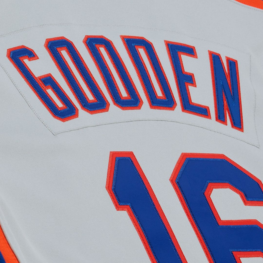 Men's New York Mets Dwight Gooden White 1986 MLB Baseball Jersey - view 8