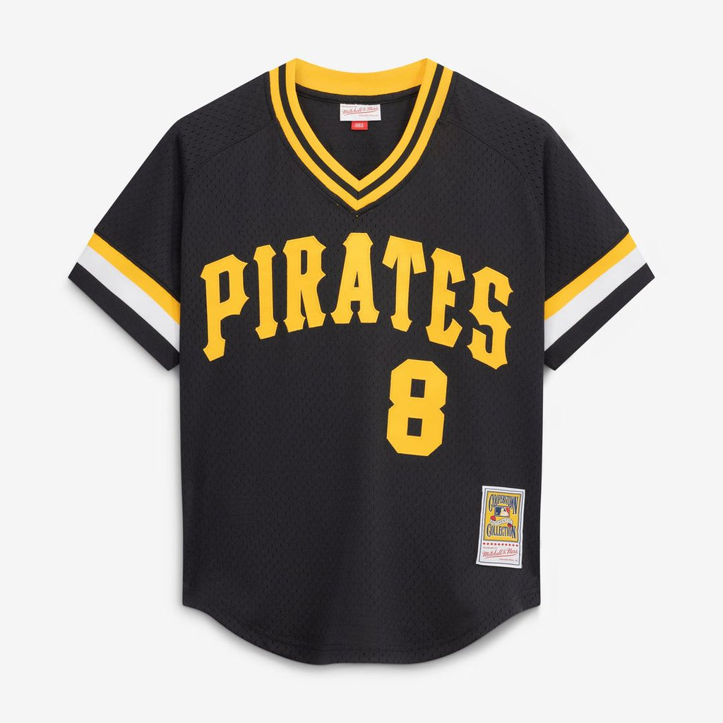 Men's Pittsburgh Pirates Willie Stargell Black Batting Practice MLB Baseball Jersey - view 2