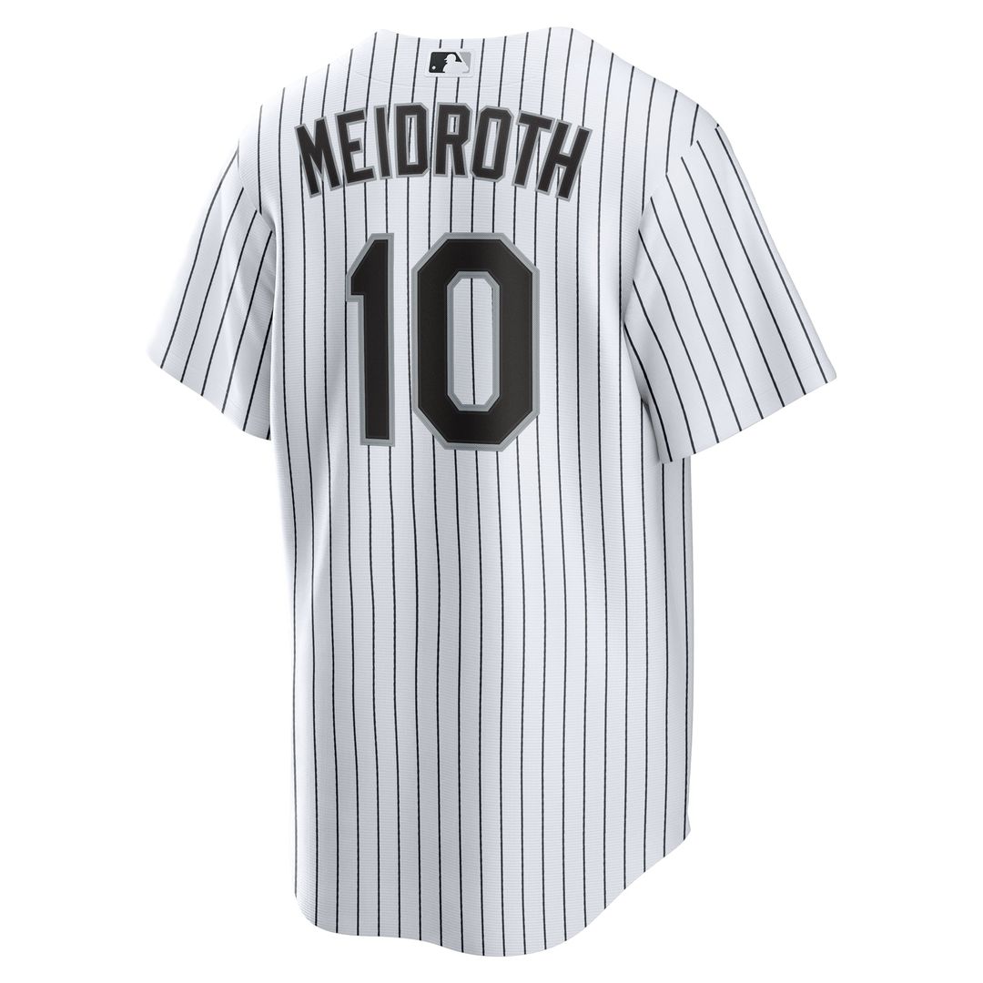 Men's Chicago White Sox Chase Meidroth White Home Replica MLB Baseball Jersey - view 3