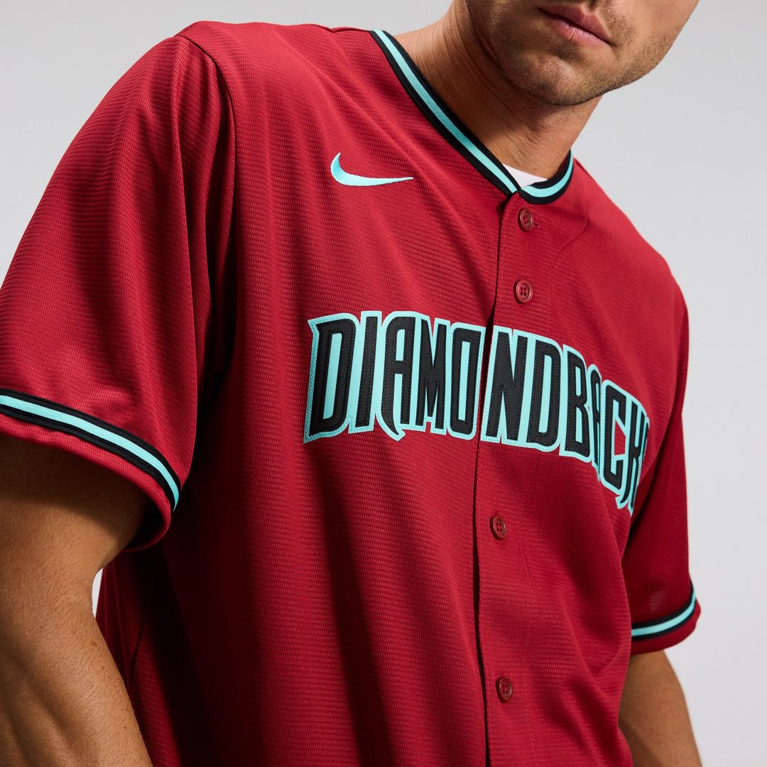 Men's Arizona Diamondbacks Corbin Carroll Black Alternate Replica MLB Baseball Jersey - view 52