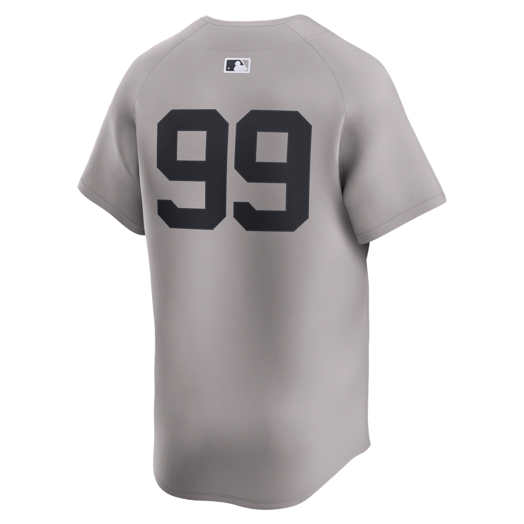 Men's New York Yankees Aaron Judge Gray Road Limited MLB Baseball Jersey - view 7