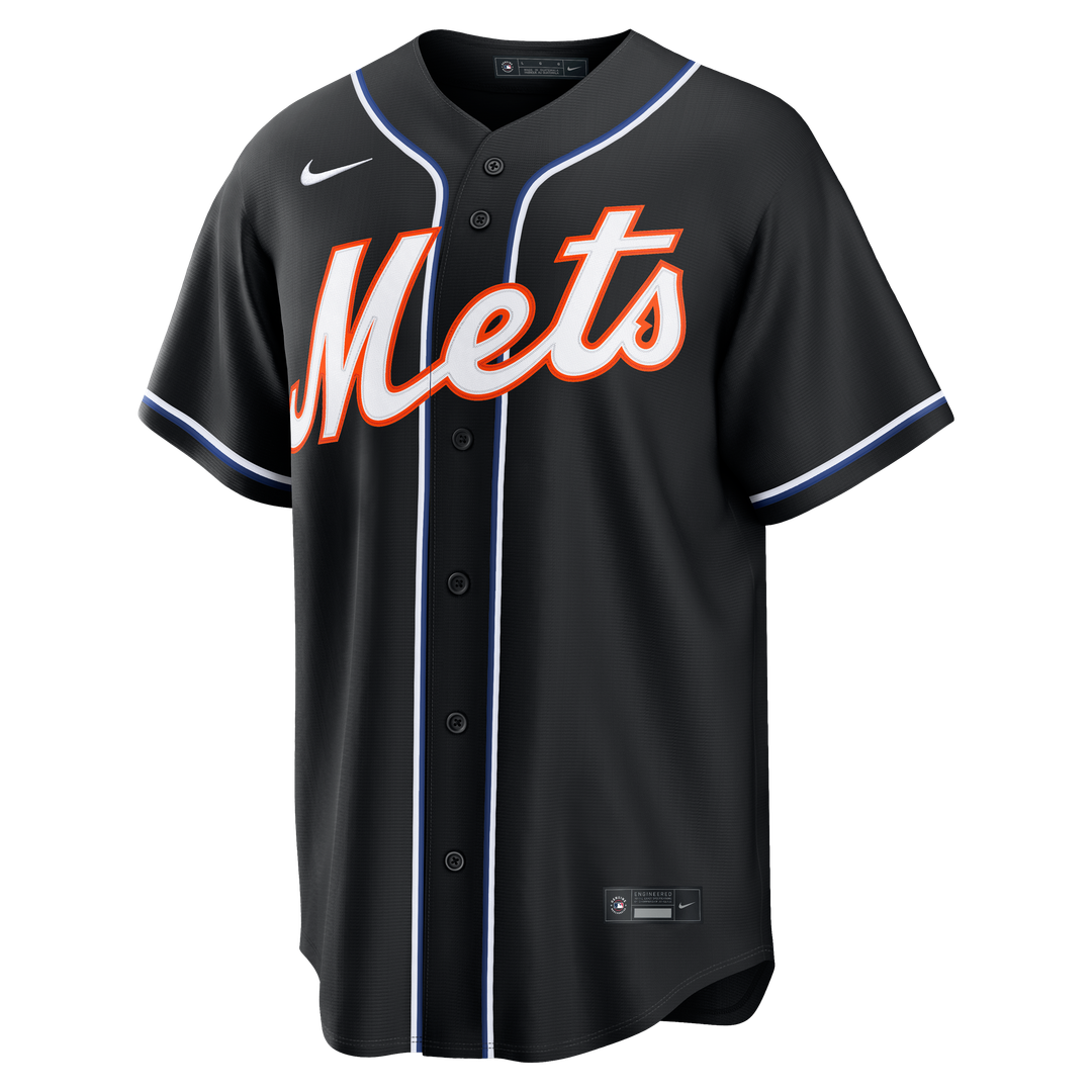 Men's New York Mets Juan Soto Fashion Replica Black Out MLB Baseball Jersey - view 7