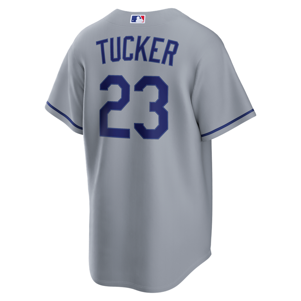Men's Los Angeles Dodgers Kyle Tucker Gray Road Replica MLB Baseball Jersey - view 3
