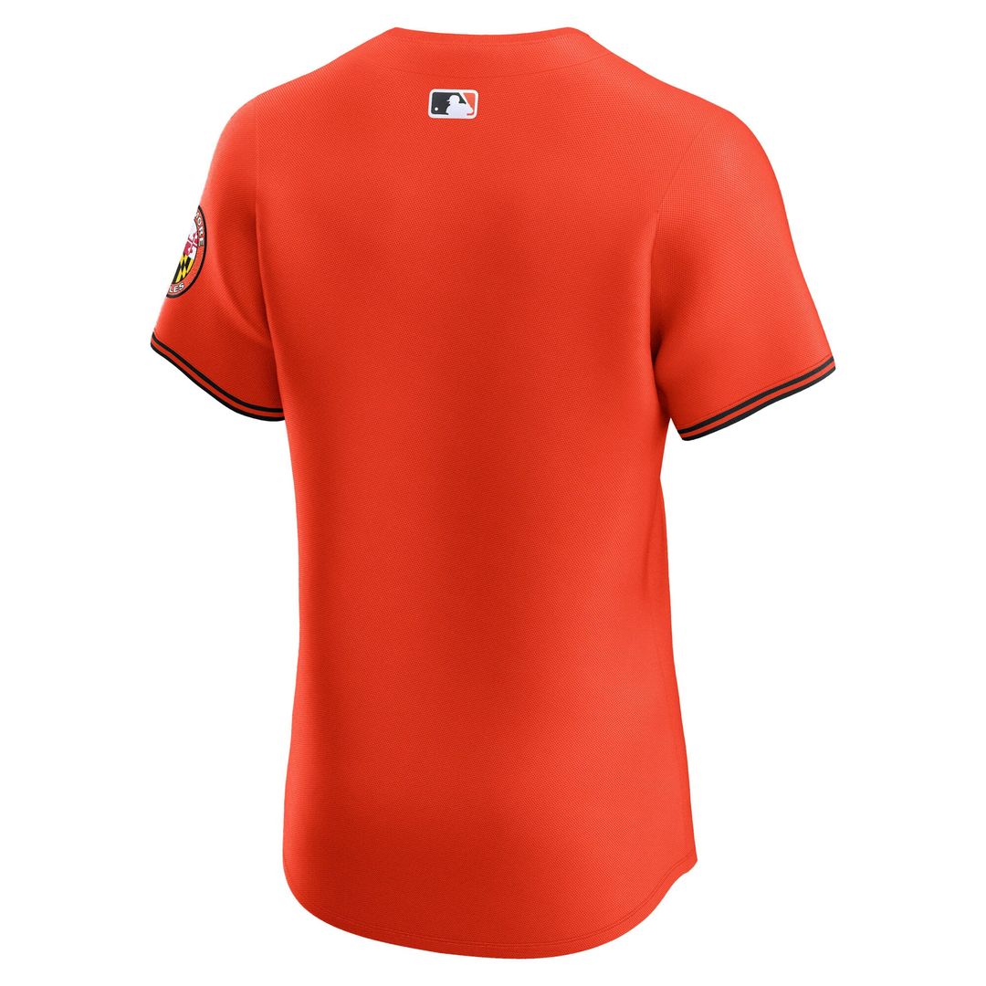 Men's Baltimore Orioles Orange Alternate 2 Elite MLB Baseball Jersey - view 3