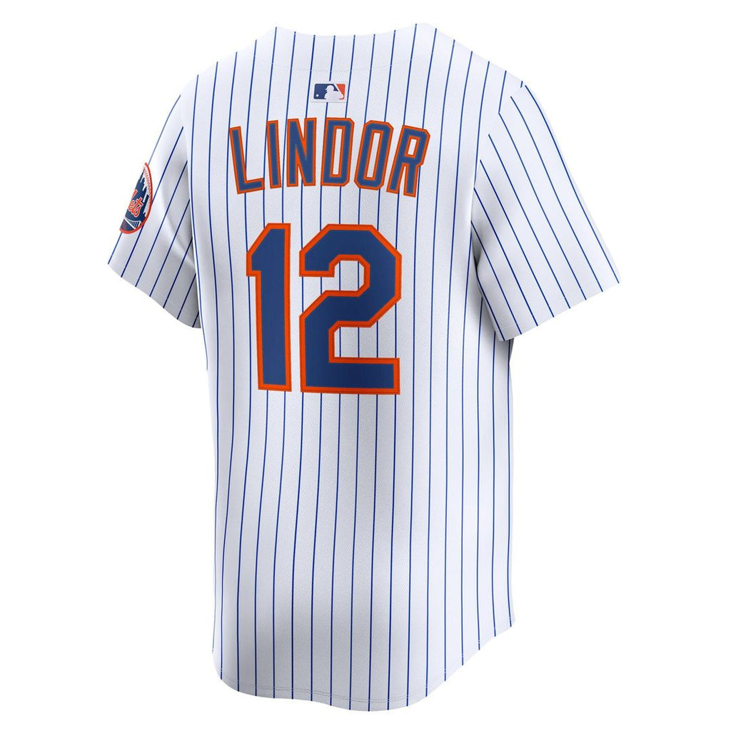 Men's New York Mets Francisco Lindor Gray Road Limited MLB Baseball Jersey - view 17