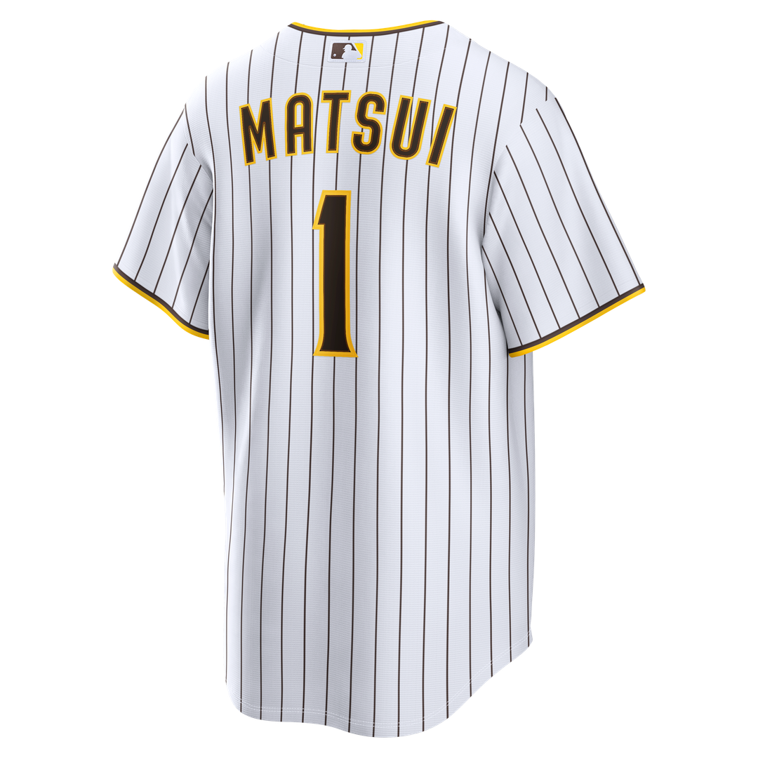 Men's San Diego Padres Yuki Matsui White Home Replica MLB Baseball Jersey - view 3