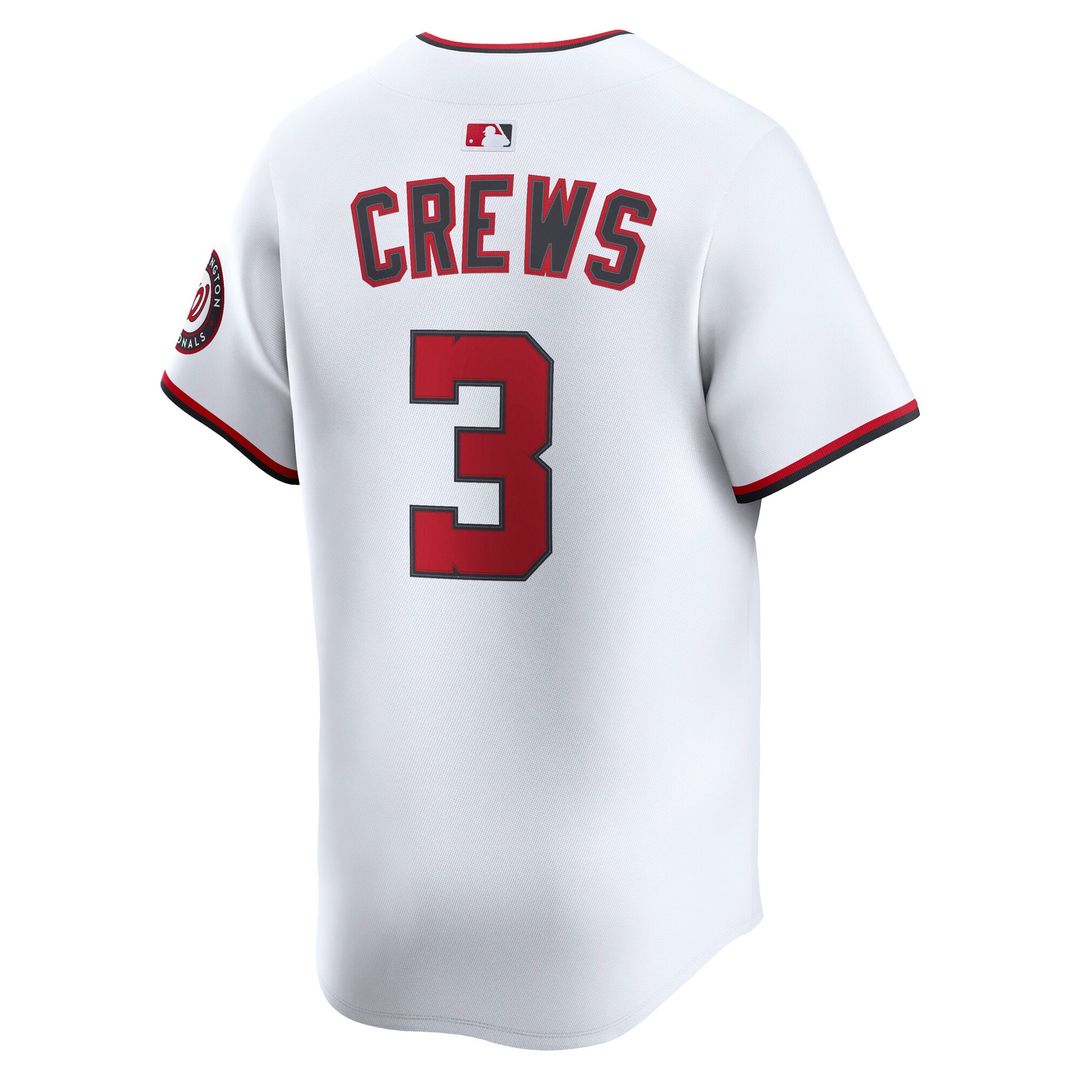 Men's Washington Nationals Dylan Crews Navy Alternate Limited MLB Baseball Jersey - view 14