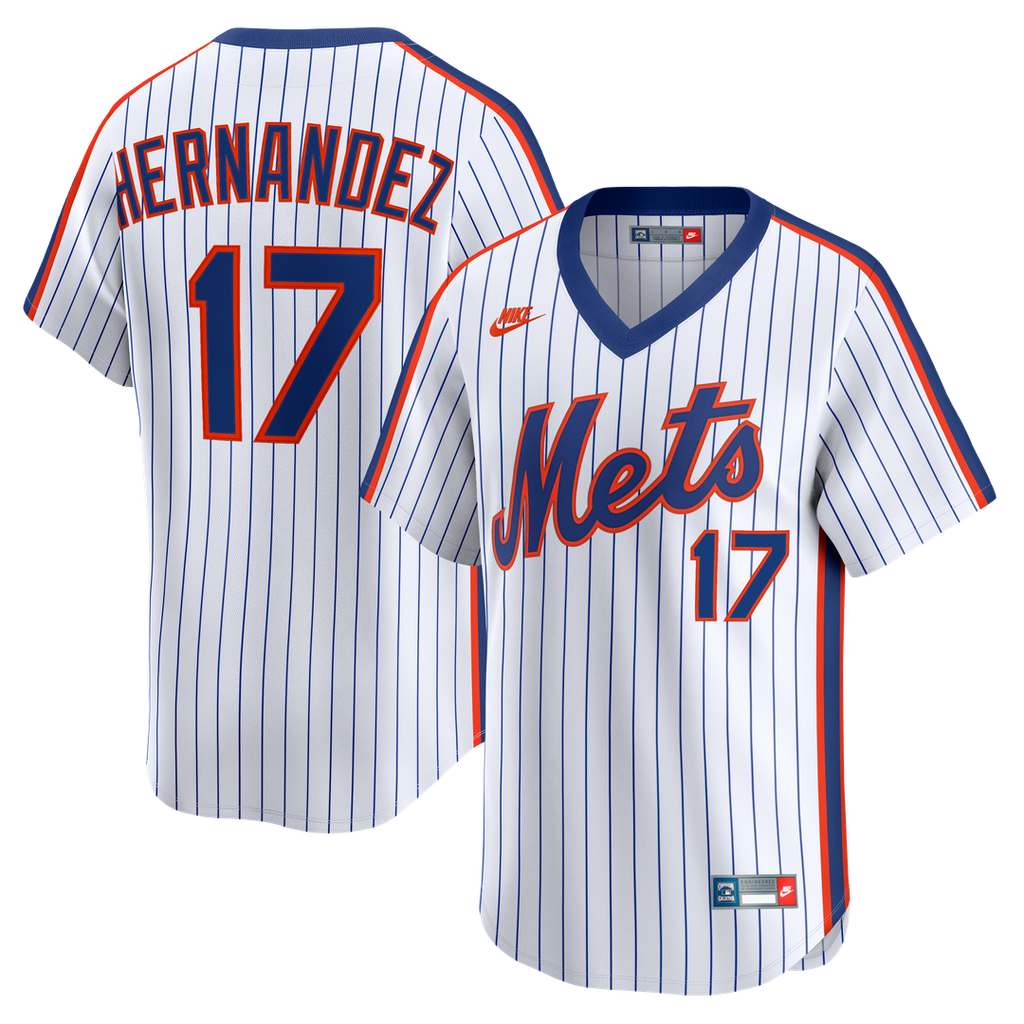 Men's New York Mets Keith Hernandez White Cooperstown Collection Limited MLB Baseball Jersey - view 1