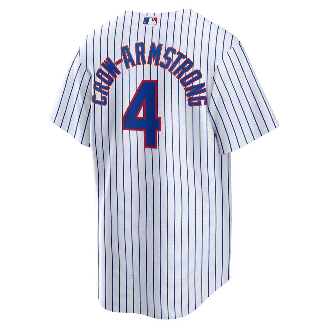 Men's Chicago Cubs Pete Crow-Armstrong White Home Replica MLB Baseball Jersey - view 3