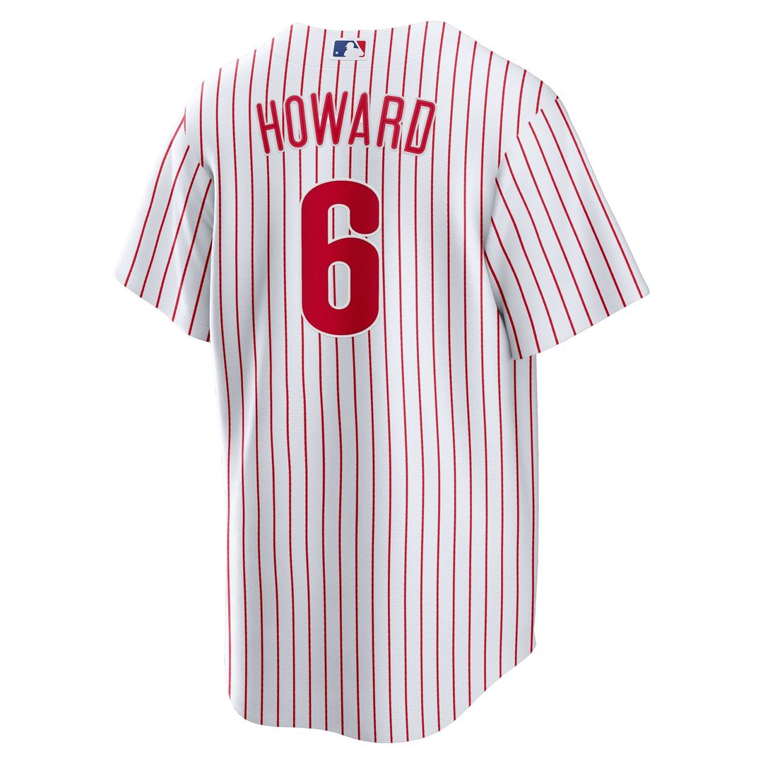 Men's Philadelphia Phillies Ryan Howard White Replica MLB Baseball Jersey - view 3