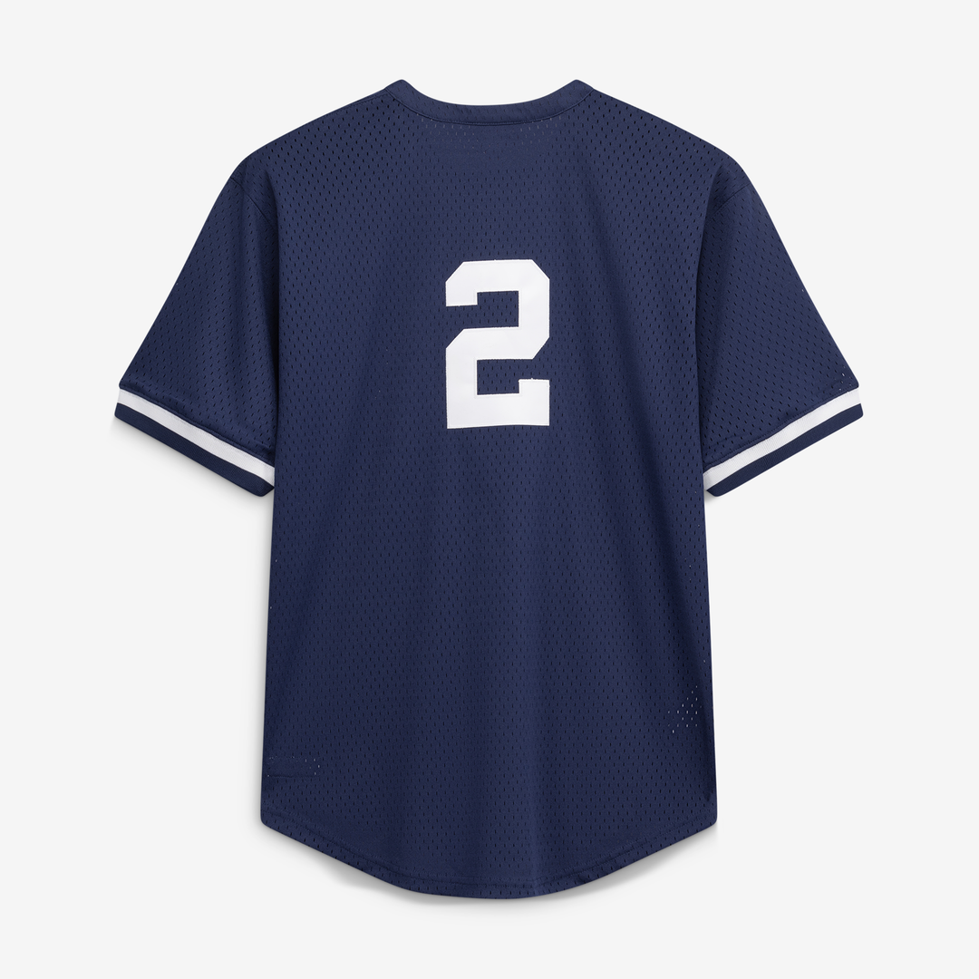 Men's New York Yankees Derek Jeter Navy Big & Tall Batting Practice Replica MLB Baseball Jersey - view 3