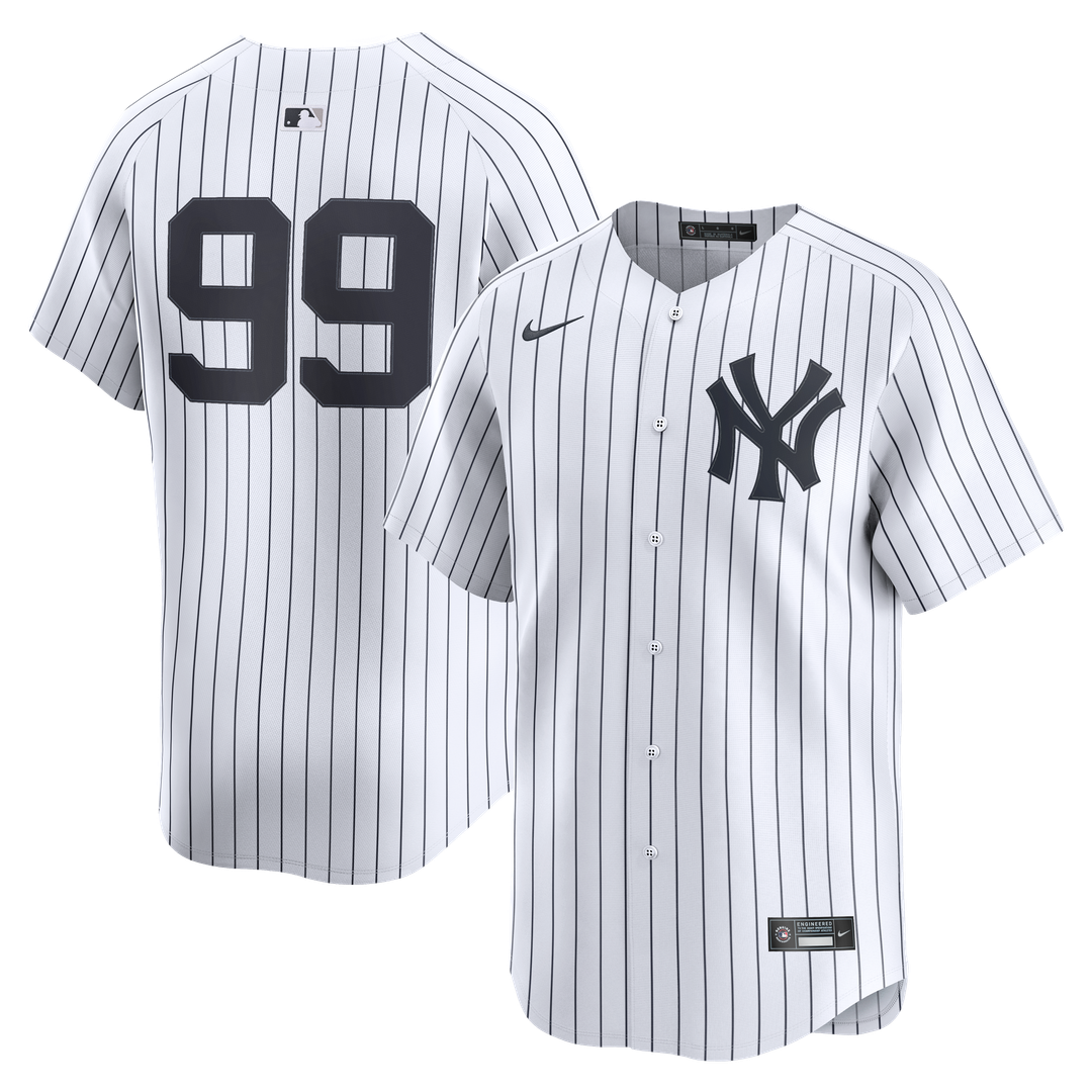 Men's New York Yankees Aaron Judge White Home Limited MLB Baseball Jersey - view 1