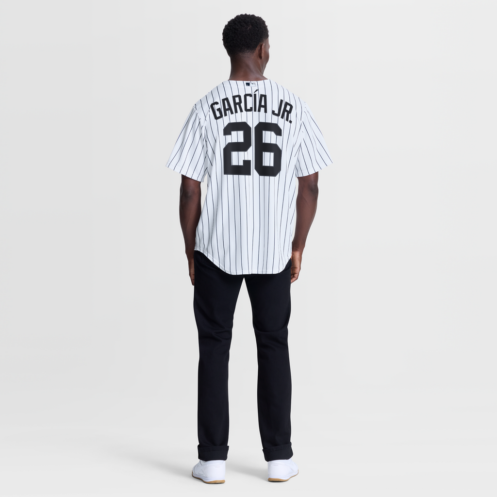 Men's New York Yankees Luis García Jr. White Home Replica MLB Baseball Jersey - view 3