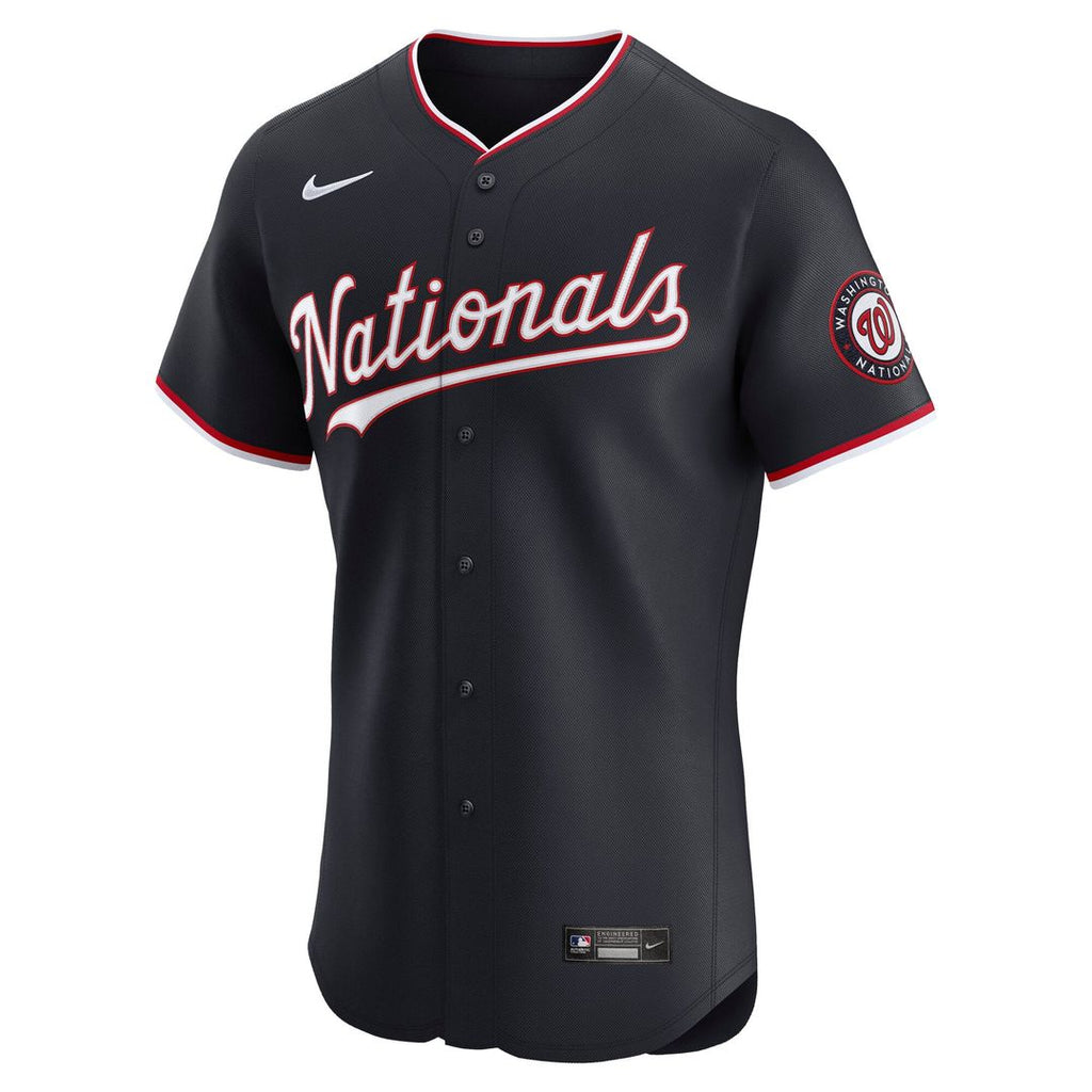 Men's Washington Nationals Navy Alternate Elite MLB Baseball Jersey - view 2