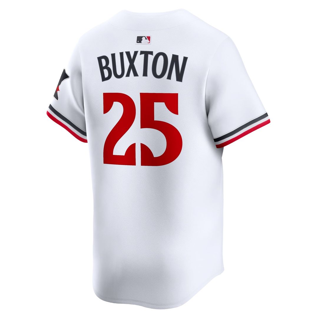 Men's Minnesota Twins Byron Buxton White Home Limited MLB Baseball Jersey - view 3