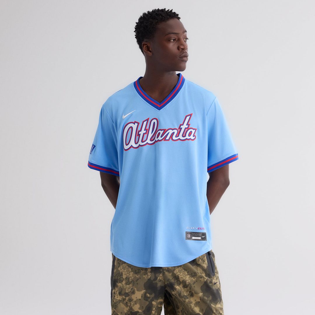 Men's Atlanta Braves Powder Blue 2026 City Connect Stadium MLB Baseball Jersey - view 5
