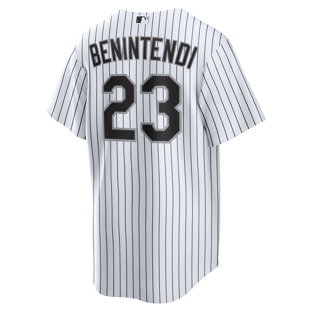 Men's Chicago White Sox Andrew Benintendi White/Black Home MLB Baseball Jersey - view 3