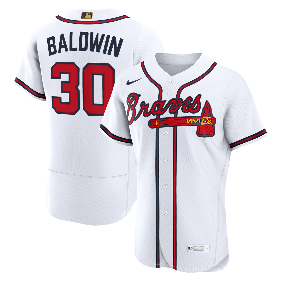 Men's Atlanta Braves Drake Baldwin Navy Alternate MLB Awards Jersey - view 7