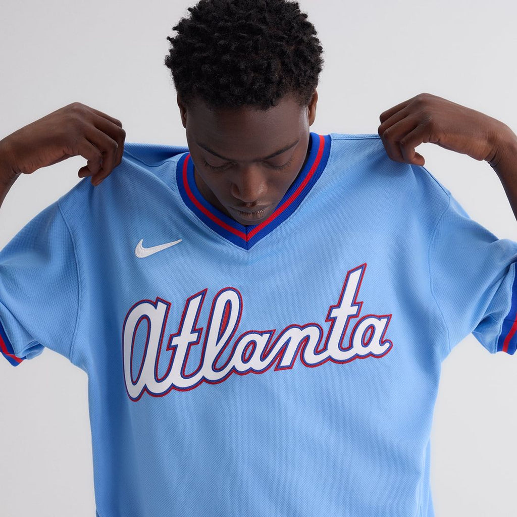 Men's Atlanta Braves Powder Blue 2026 City Connect MLB Baseball Jersey - view 10