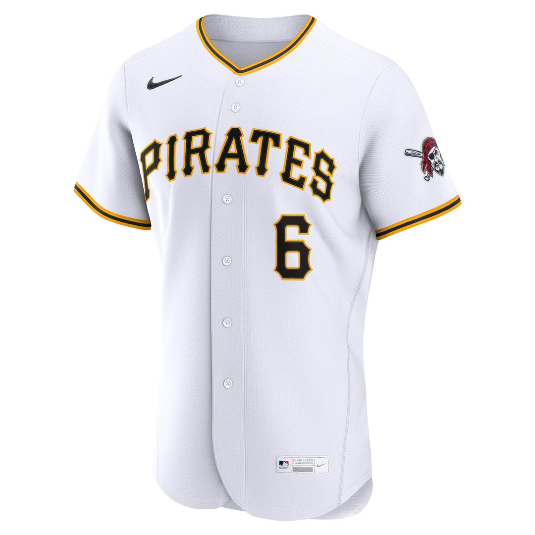 Men's Pittsburgh Pirates Konnor Griffin White Home MLB Baseball Jersey - view 2