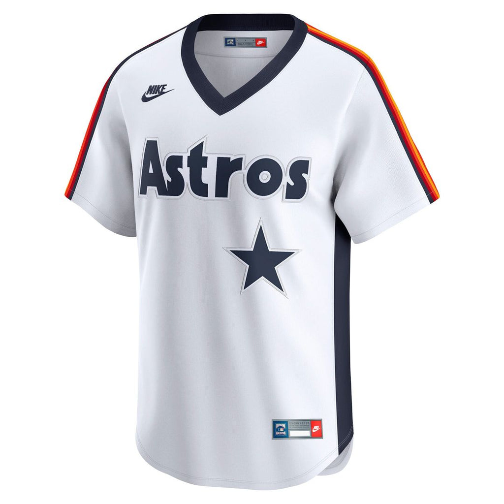 Men's Houston Astros White Cooperstown Collection Limited MLB Baseball Jersey - view 2
