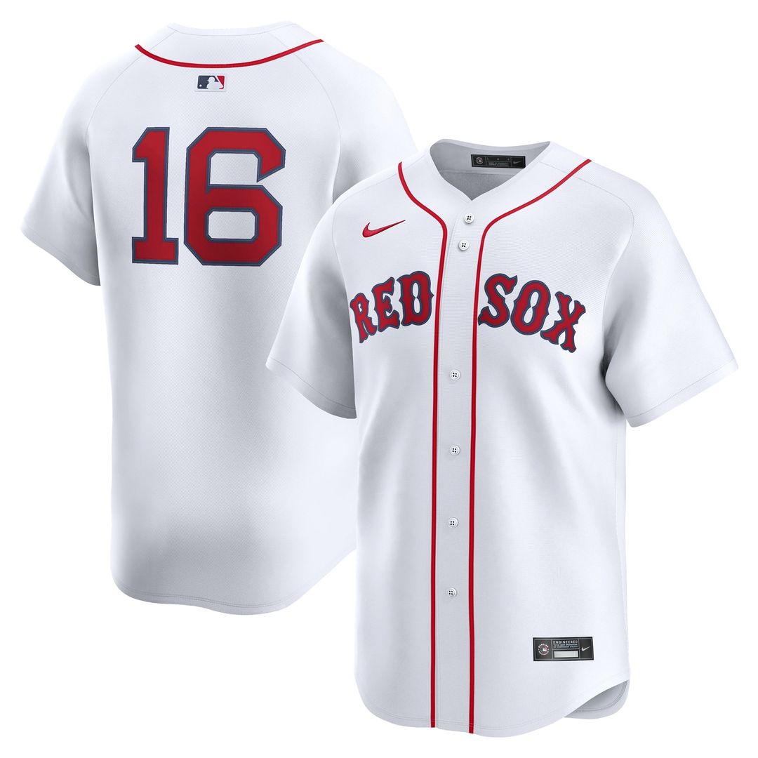 Men's Boston Red Sox Jarren Duran White Home Limited MLB Baseball Jersey - view 4