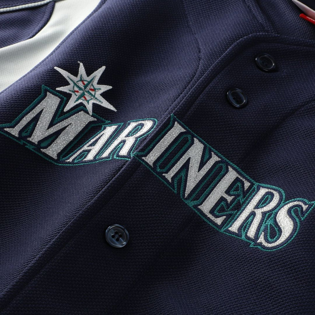 Men's Seattle Mariners Ichiro Suzuki Navy Cooperstown Collection Batting Practice MLB Baseball Jersey - view 3