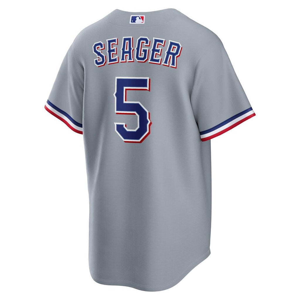 Men's Texas Rangers Corey Seager Gray Road Replica MLB Baseball Jersey - view 3