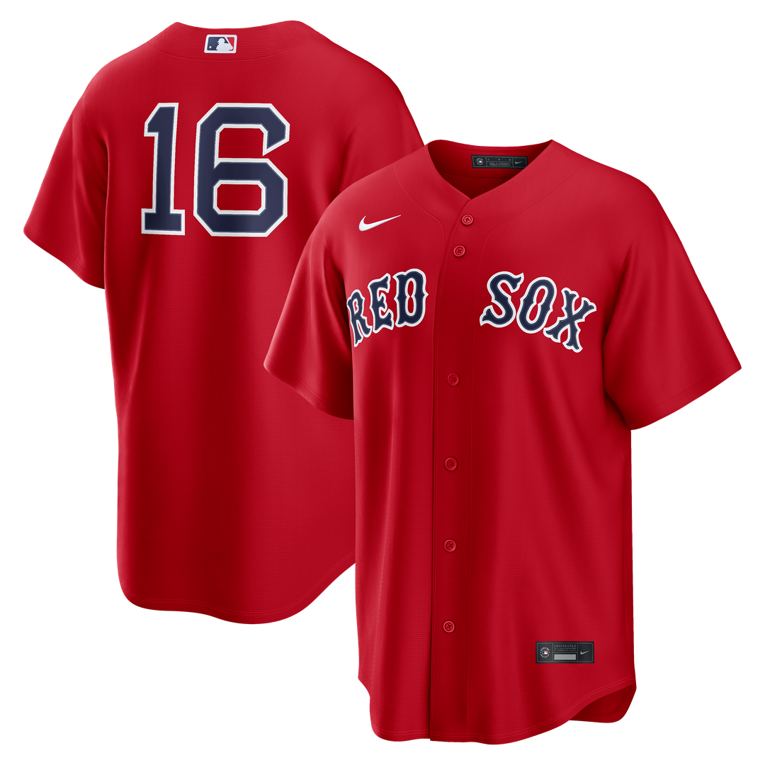 Men's Boston Red Sox Jarren Duran Red Alternate Replica MLB Baseball Jersey - view 1