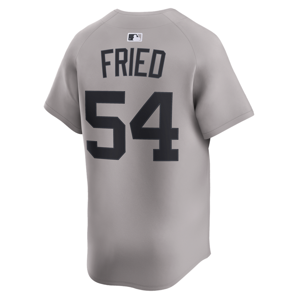Men's New York Yankees Max Fried Gray Road Limited MLB Baseball Jersey - view 6