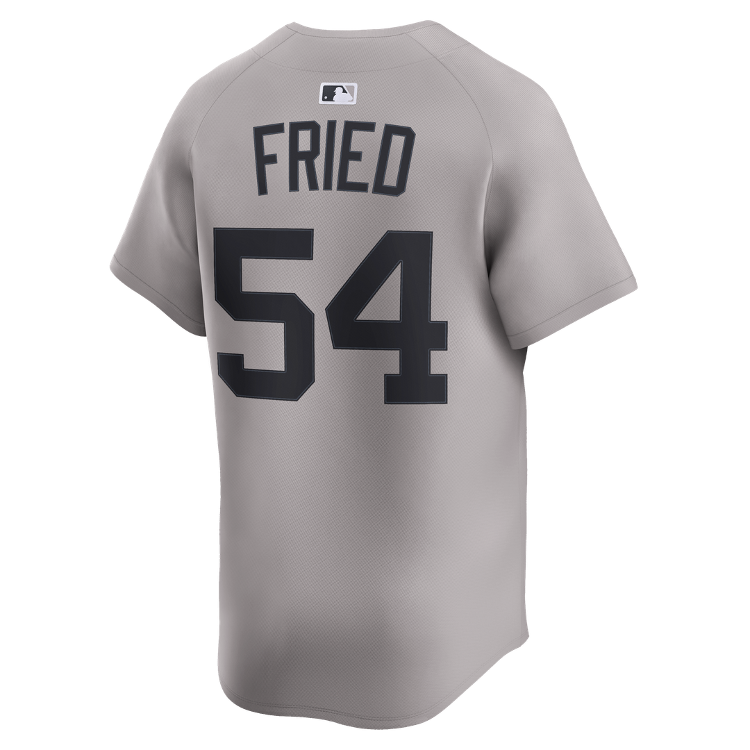 Men's New York Yankees Max Fried Gray Road Limited MLB Baseball Jersey - view 6