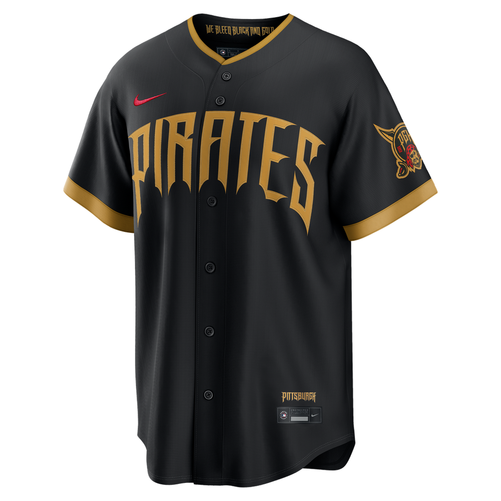 Men's Pittsburgh Pirates Konnor Griffin Black 2026 City Connect Stadium MLB Baseball Jersey - view 2