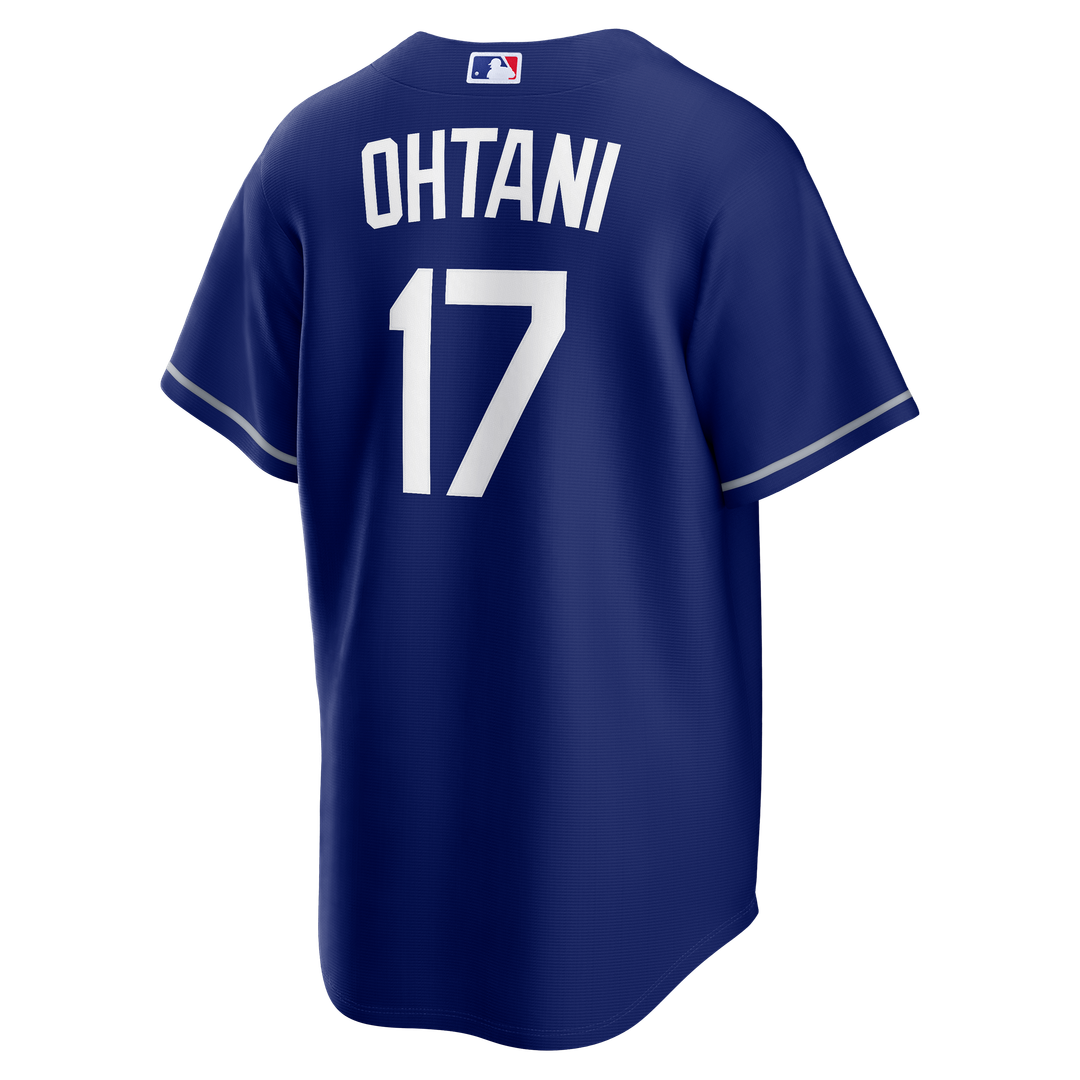 Men's Los Angeles Dodgers Shohei Ohtani Royal Alternate Replica MLB Baseball Jersey - view 3