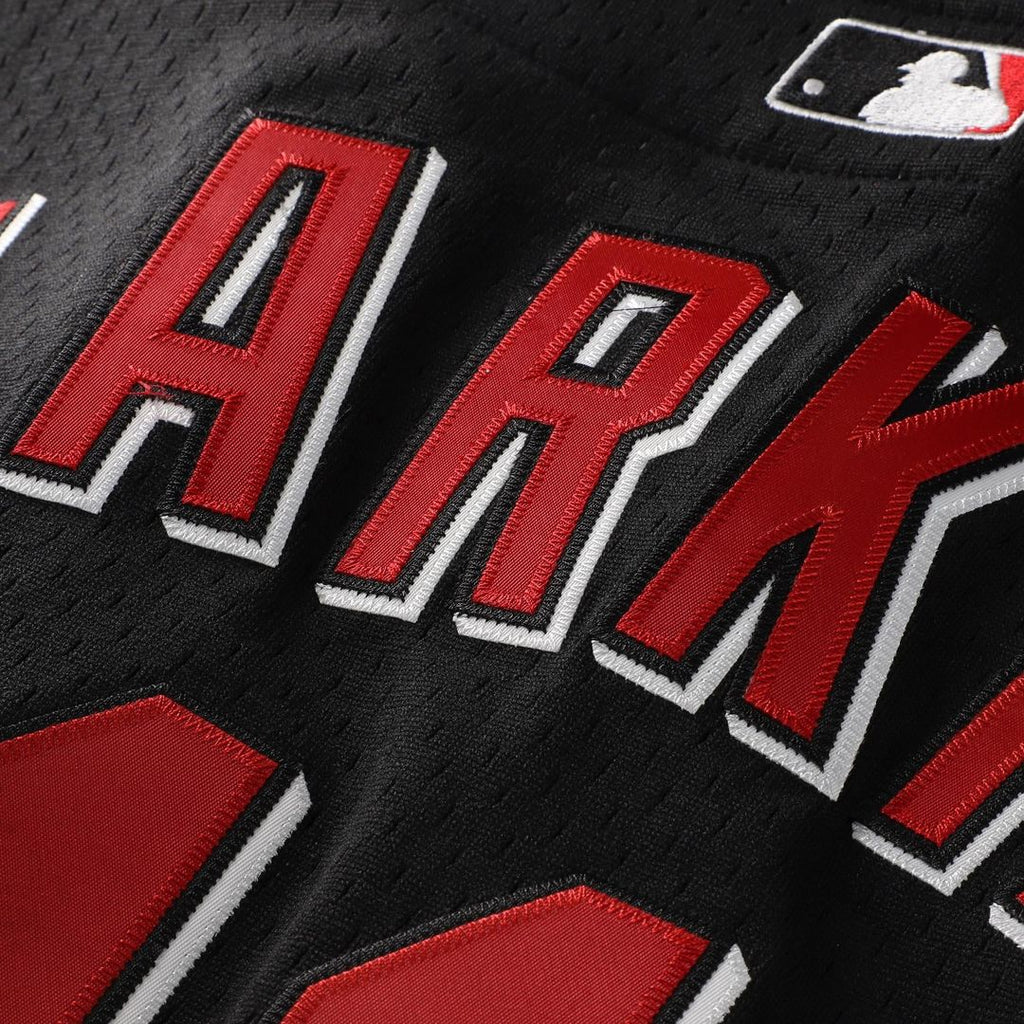 Men's Cincinnati Reds Barry Larkin Red Throwback Cooperstown Mesh Batting Practice MLB Baseball Jersey - view 21