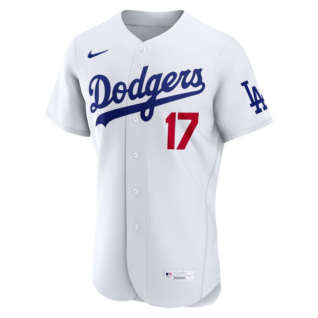Men's Los Angeles Dodgers Shohei Ohtani White Home MLB Baseball Jersey - view 2