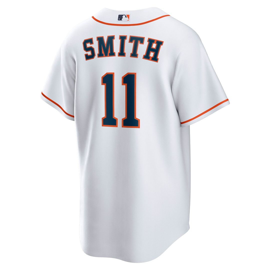 Men's Houston Astros Cam Smith White Home Replica MLB Baseball Jersey - view 3