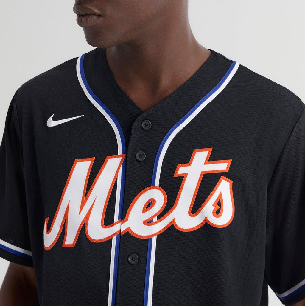 Men's New York Mets Juan Soto Fashion Replica Black Out MLB Baseball Jersey - view 9