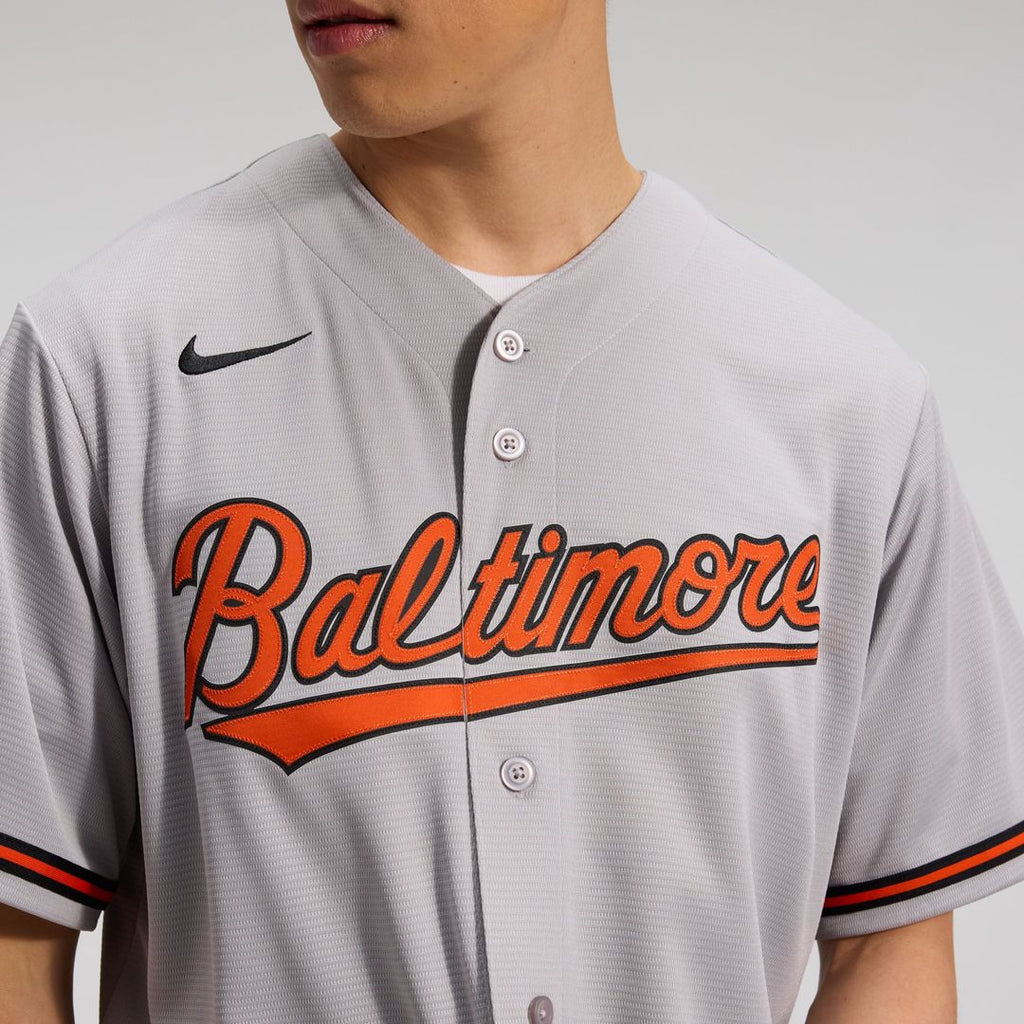Men's Baltimore Orioles Black Alternate Replica MLB Baseball Jersey - view 39
