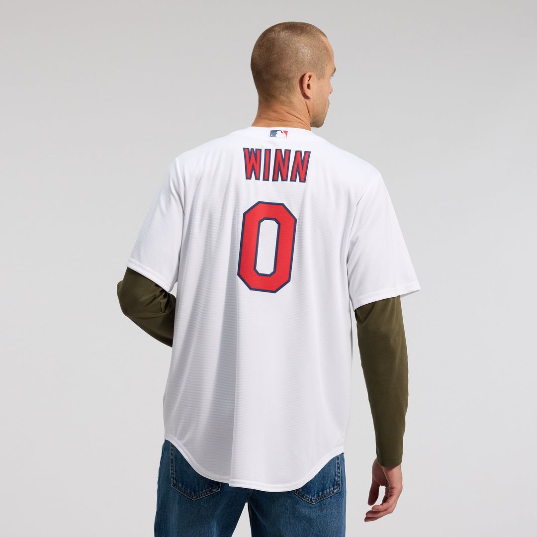 Men's St. Louis Cardinals Masyn Winn White Home Replica MLB Baseball Jersey - view 3