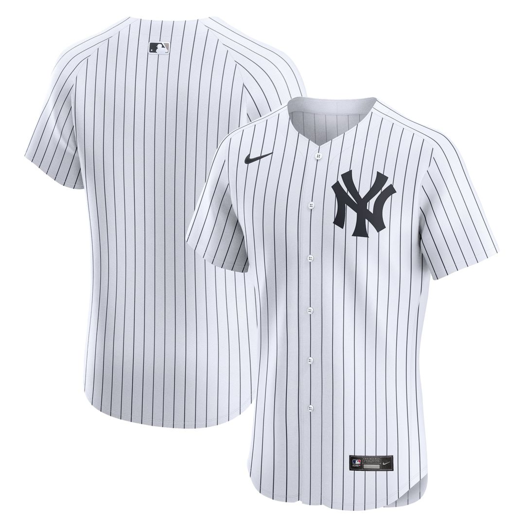 Men's New York Yankees White Home Elite MLB Baseball Jersey - view 1