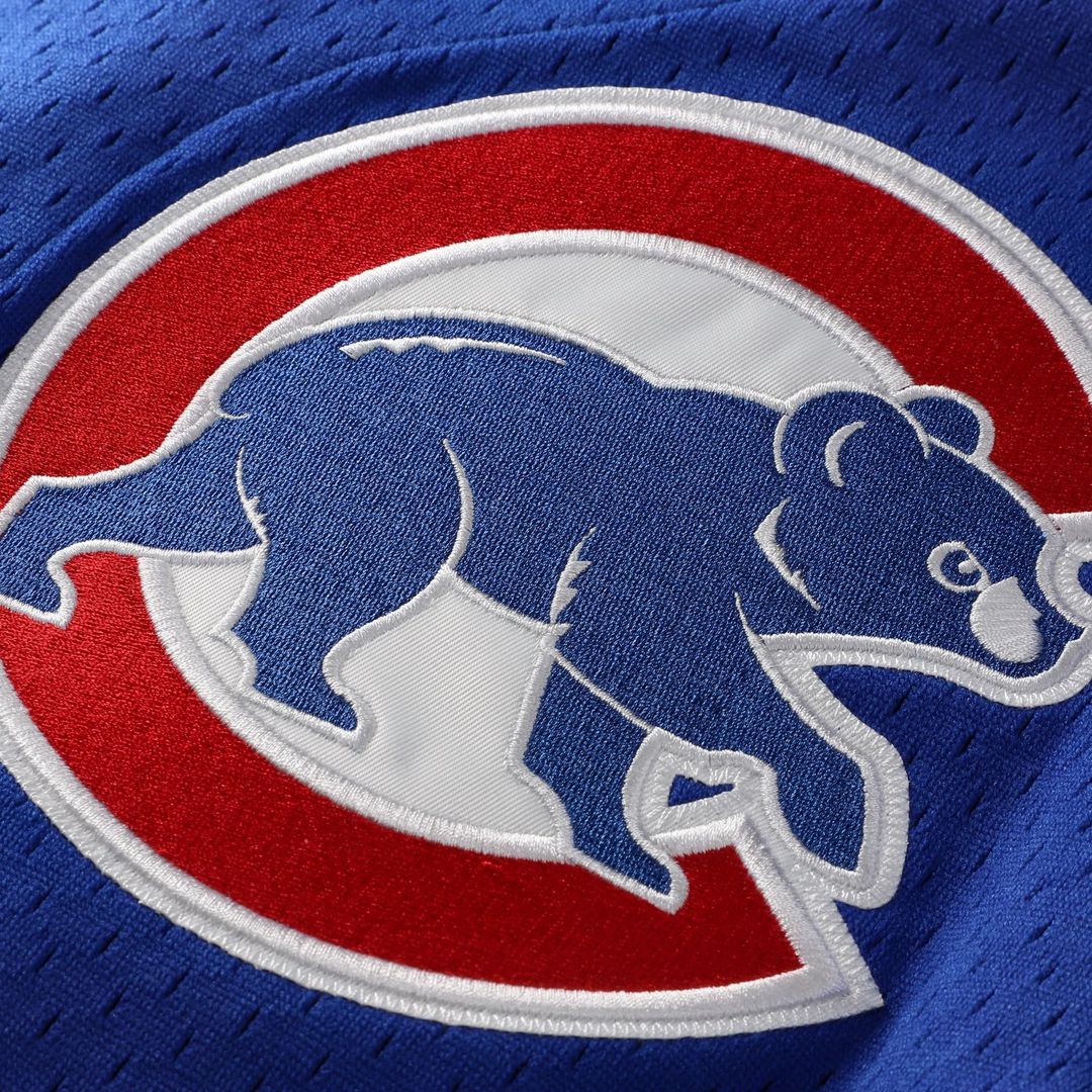 Men's Chicago Cubs Ryne Sandberg Royal Cooperstown Collection 1997 Mesh Batting Practice Button-Up MLB Baseball Jersey - view 3