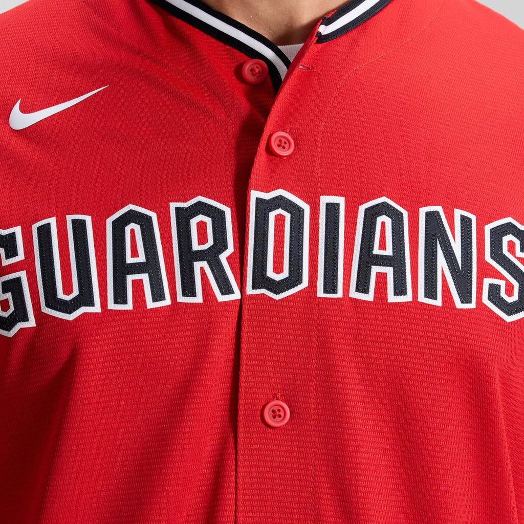 Men's Cleveland Guardians Red Alternate 2 Replica MLB Baseball Jersey - view 11