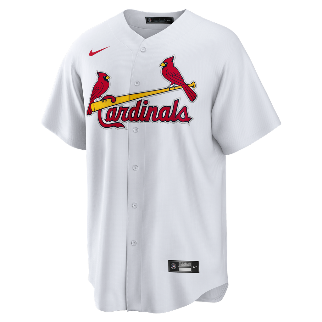 Men's St. Louis Cardinals White Home Big & Tall Replica MLB Baseball Jersey - view 2